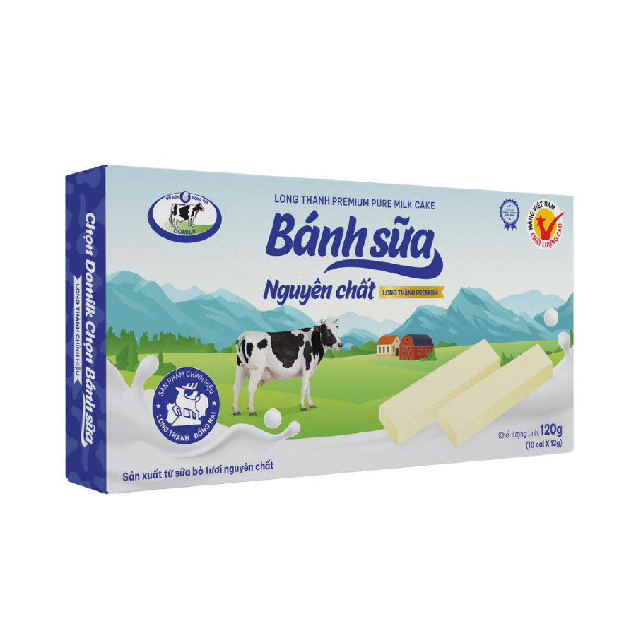 Bánh Sữa Nguyên Chất Long Thành Premium 120g